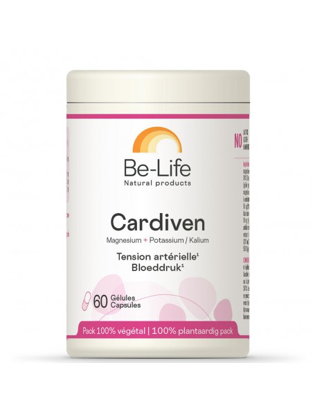 Achetez Cardiven - Cœur et Pression sanguine 60 gélules - Be-Life à l'herboristerie Louis Image principale de Cardiven - Cœur et Pression sanguine 60 gélules - Be-Life
