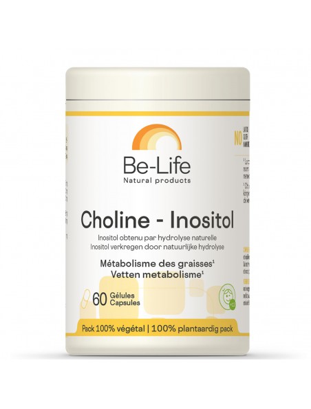 Image principale de Choline-Inositol - Métabolisme des graisses 60 gélules - Be-Life