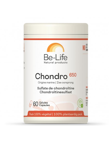 Achetez Chondro 650 - Articulations et Cartilage 60 gélules - Be-Life à l'herboristerie Louis Image principale de Chondro 650 - Articulations et Cartilage 60 gélules - Be-Life