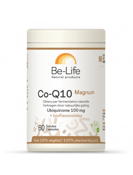 Image principale de Co-Q10 Magnum - Antioxydant Ubiquinone 100 mg 60 gélules - Be-Life
