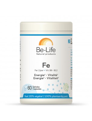 Image de Fe - Anti-fatigue, Energie et Vitalité 60 gélules - Be-Life depuis Commandez les produits Be-Life à l'herboristerie Louis