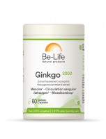 Image de Ginkgo 3000 - Mémoire et Circulation 60 gélules - Be-Life depuis Plantes en gélules - Achat en ligne | PhytoZwell (5)