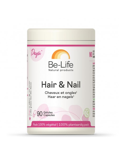 Achetez Hair et Nail - Cheveux et Ongles 90 gélules - Be-Life à l'herboristerie Louis Image principale de Hair et Nail - Cheveux et Ongles 90 gélules - Be-Life