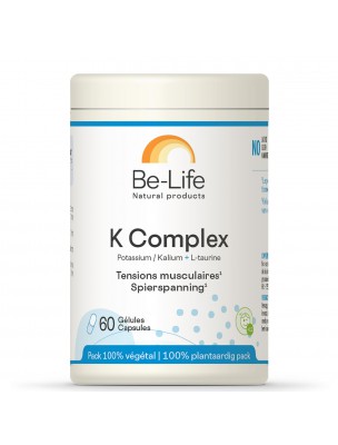 Image de K Complex - Décontraction musculaire 60 gélules - Be-Life depuis Achetez les produits Be-Life à l'herboristerie Louis (2)