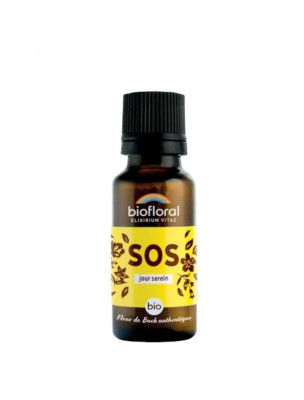 Image de SOS Jour Serein Bio - Complexe Secours Fleurs de Bach Granules 19,5 g - Biofloral depuis louis-herboristerie