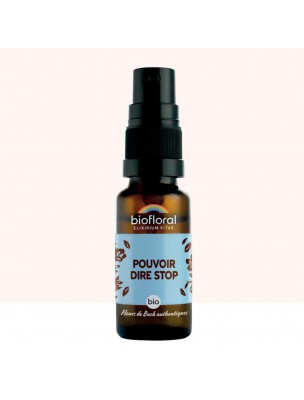 Image de Pouvoir Dire Stop Bio - Spray Complexe Bio aux Fleurs de Bach 20 ml - Biofloral depuis Résultats de recherche pour "Sommeil Bio - E"