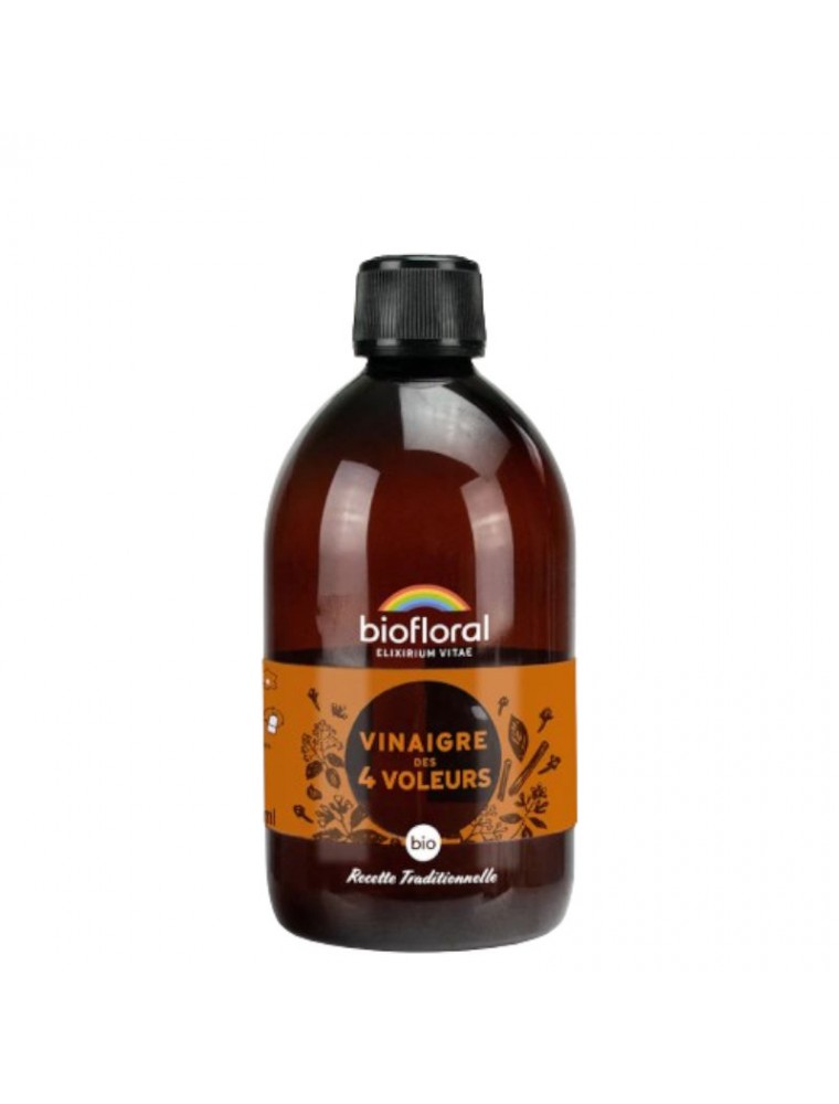 Image principale de la modale pour Vinaigre des 4 voleurs Bio - Recette originale 500 ml - Biofloral