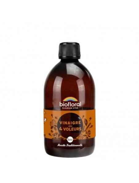 Vinaigre des 4 voleurs Bio - Recette originale 500 ml - Biofloral