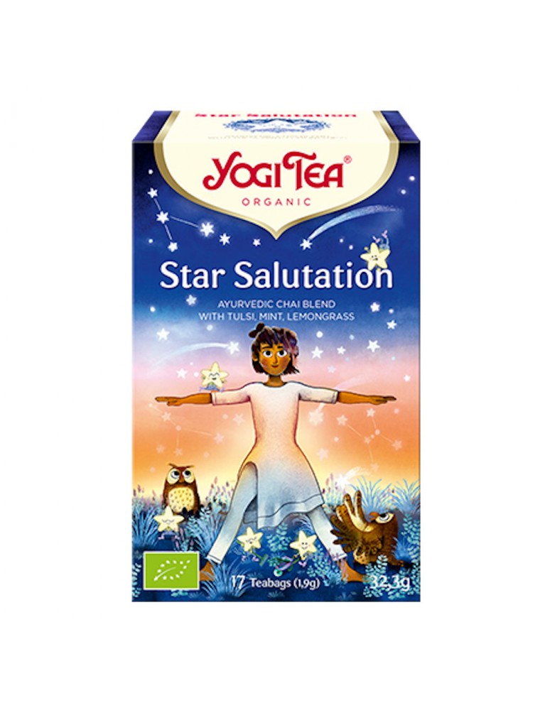 Image principale de la modale pour Star Salutation Bio - Infusions Ayurvédiques 17 sachets - Yogi Tea