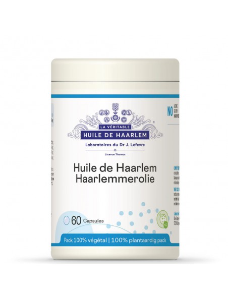 Huile de Haarlem Originale - Détox et Articulations 60 capsules - Be-Life