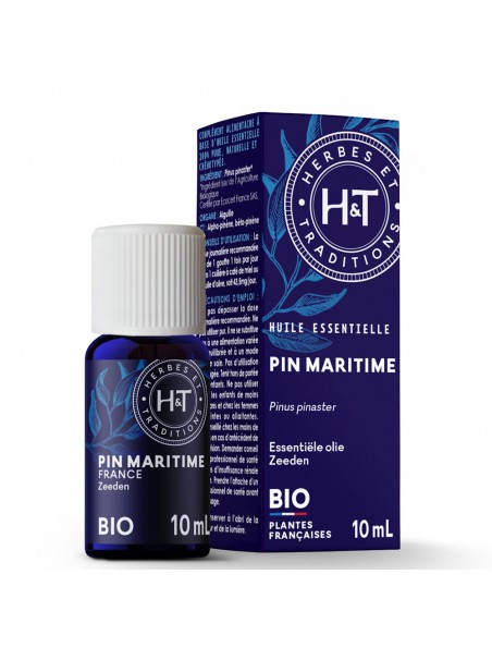 Image principale de Pin Maritime Bio - Huile essentielle de Pinus pinaster 10 ml - Herbes et Traditions