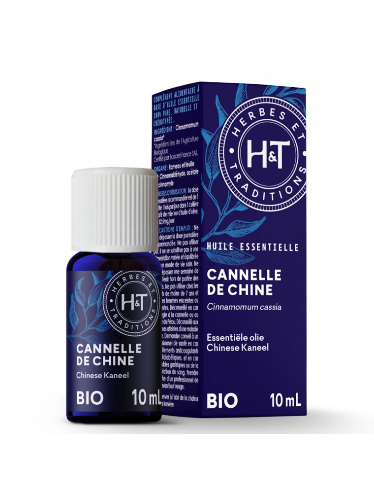 Image principale de la modale pour Cannelle de Chine Bio - Huile essentielle Cinnamomum cassia 10 ml - Herbes et Traditions