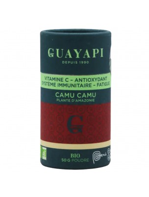 Image 68762 supplémentaire pour Camu Camu Bio - Vitamine C et Antioxydant poudre 50 g - Guayapi