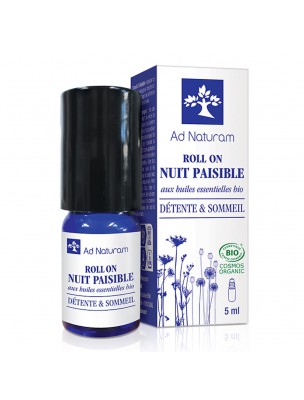 Image de Roll-On Nuit Paisible Bio - Synergie d'Huiles essentielles 5 ml - Ad Naturam depuis Résultats de recherche pour "Sommeil Bio - E"