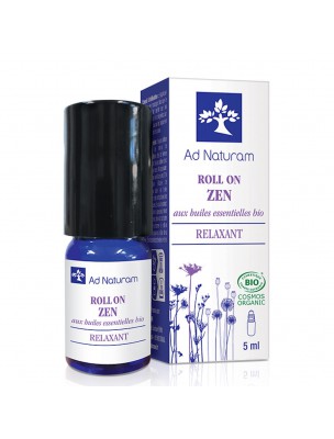 Image de Roll-On Zen Bio - Synergie d'Huiles essentielles 5 ml - Ad Naturam depuis Sticks huiles essentielles pour une santé au naturel