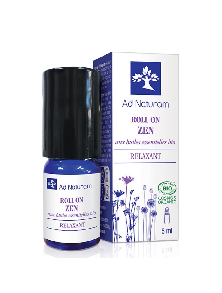 Image principale de la modale pour Roll-On Zen Bio - Synergie d'Huiles essentielles 5 ml - Ad Naturam