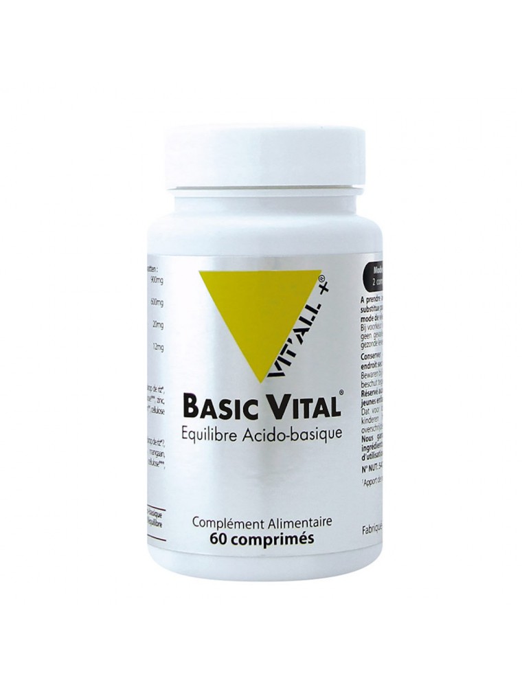 Image principale de la modale pour Basic-Vital - Equilibre-Acido-basique 60 comprimés - Vit'all+