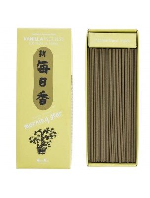 Image de Morning Star Vanille - Encens Japonnais 200 Bâtonnets depuis Bâtonnets japonais | Herboristerie en ligne