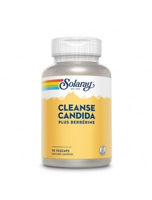Image de Cleanse Candida plus Berbérine - Candidose 90 capsules - Solaray depuis Commandez les produits Solaray à l'herboristerie Louis