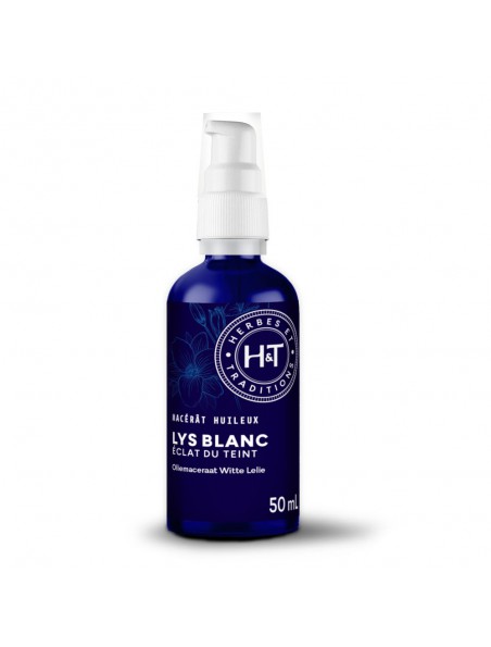 Image principale de Lys Blanc Bio - Macérât huileux de Lilium Candidum 50 ml - Herbes et Traditions