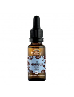 Image de Mimulus Mimule n°20 - Confiance et Sérenité Bio aux fleurs de Bach 20 ml - Biofloral depuis Achetez les produits Biofloral à l'herboristerie Louis