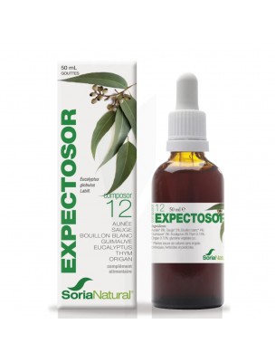 Image de Expectosor C12 - Confort Respiratoire 50ml - SoriaNatural depuis Achetez les produits SoriaNatural à l'herboristerie Louis