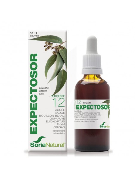 Achetez Expectosor C12 - Confort Respiratoire 50ml - SoriaNatural à l'herboristerie Louis Image principale de Expectosor C12 - Confort Respiratoire 50ml - SoriaNatural