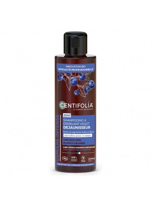 Image de Shampooing Démêlant Violet et Déjaunisseur Bio - Cheveux Gris, Blancs et Blonds 200 ml - Centifolia depuis Commandez les produits Centifolia à l'herboristerie Louis