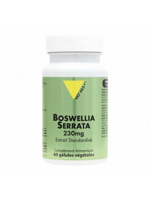 Image de Boswellia Serrata 230mg - Articulations et Digestion 60 gélules végétales - Vit'all+ depuis Plantes en gélules - Achat en ligne | PhytoZwell