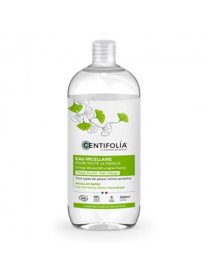 Image de Eau Micellaire Bio - Pour toute la Famille 500 ml - Centifolia depuis Résultats de recherche pour "Eau Micellaire "