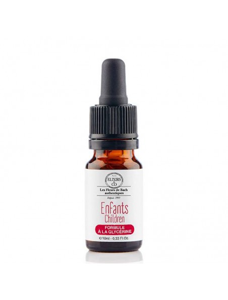 Image principale de Enfants - Elixir composé Bio à la Glycérine et aux Fleurs de Bach 10 ml - Elixirs and Co