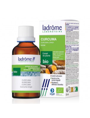 Image de Curcuma Bio - Articulations et Digestion Teinture-mère Curcuma longa 50 ml - Ladrôme depuis Achetez nos teintures-mères de qualité supérieure - Livraison gratuite (3)