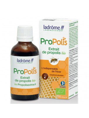 Image de Propolis Extrait Bio - Défenses Naturelles 50 ml - Ladrôme depuis Résultats de recherche pour "Yellow propolis"