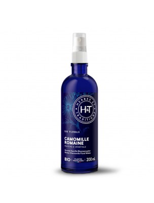 Image de Camomille Romaine Bio - Hydrolat de Chamaemelum nobile / Anthemis nobilis 200 ml - Herbes et Traditions via Bleuet Bio - Hydrolat de Centaurea Cyanus 200 ml - Herbes et Traditions