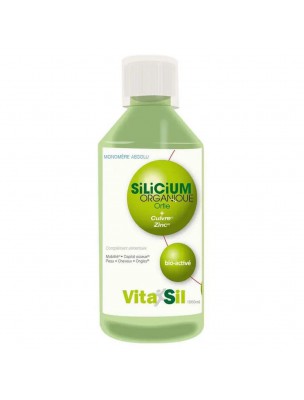 Image de Silicium organique - Articulations et cartilage 1 Litre - Vitasil via Ortie Bio - Jus de plante fraîche 200 ml - Salus