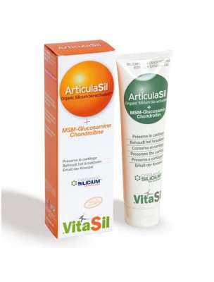 Image de Articulasil MSM Gel - Articulations 225 ml - Vitasil via Silicium organique - Articulations et cartilage - Vitasil