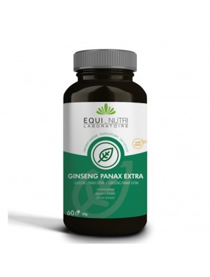 Image de Ginseng Panax Extra 300 mg - Immunité et Tonus 60 gélules - Equi-Nutri via Plasma Hypertonique - Biothalassol