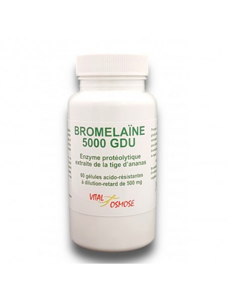 Image principale de Bromelaïne 5000 GDU - Digestion 60 gélules - Qualidiet