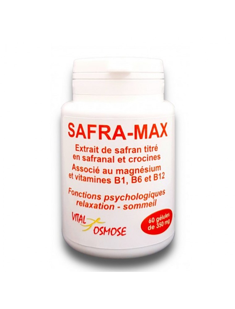 Image principale de la modale pour Safra-Max - Stress et Sommeil 60 gélules - Qualidiet