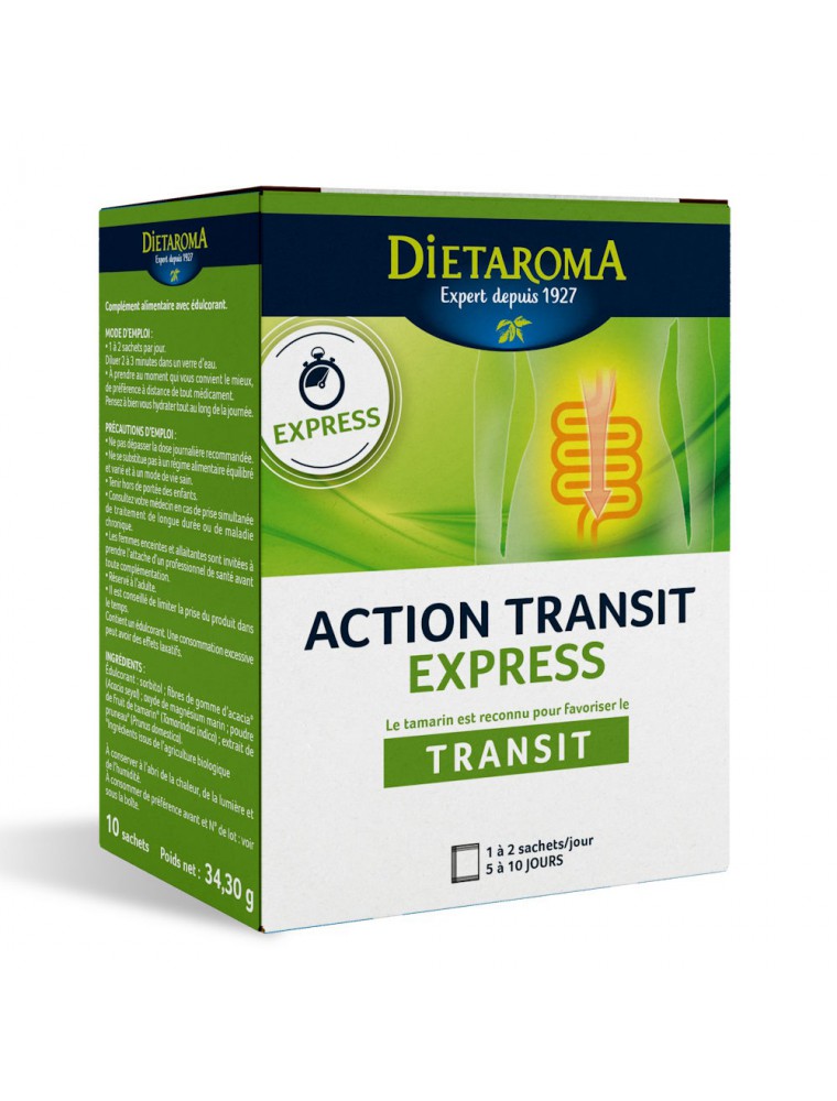 Image principale de la modale pour Action Transit Express - Transit 10 sachets - Dietaroma