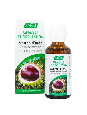 Image de Marron d'Inde - Extraits de Plantes 50 ml - A.Vogel depuis Achetez les produits A. Vogel à l'herboristerie Louis