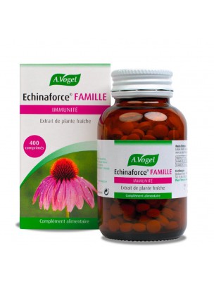 Image de Echinaforce Famille - Extraits de Plantes 400 comprimés - A.Vogel depuis Résultats de recherche pour "Echinacea Bio -"