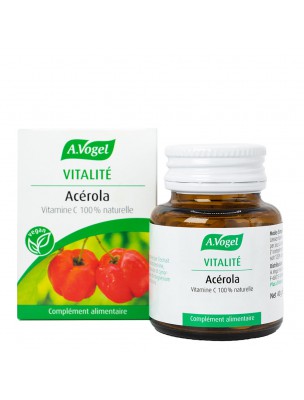 Image de Acérola - Immunité et Tonus 40 comprimés - A.Vogel depuis Résultats de recherche pour "Acerola Organic"