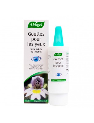 Image de Gouttes pour les Yeux - Yeux Secs, Irrités et Fatigués 10 ml - A.Vogel depuis Résultats de recherche pour "Soin des yeux -"