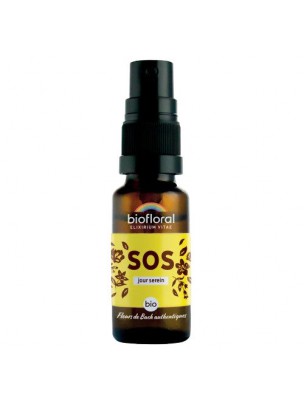 Image de Complexe Secours Jour Serein Bio - Spray Complexe Secours Bio aux Fleurs de Bach 20 ml - Biofloral depuis louis-herboristerie