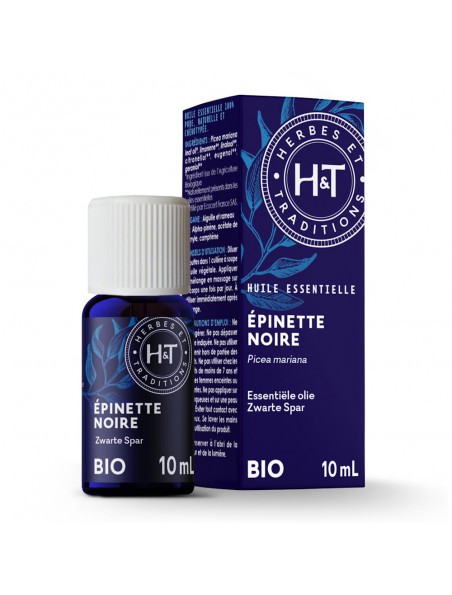 Image principale de Epinette Noire Bio - Huile essentielle de Picea mariana 10 ml - Herbes et Traditions