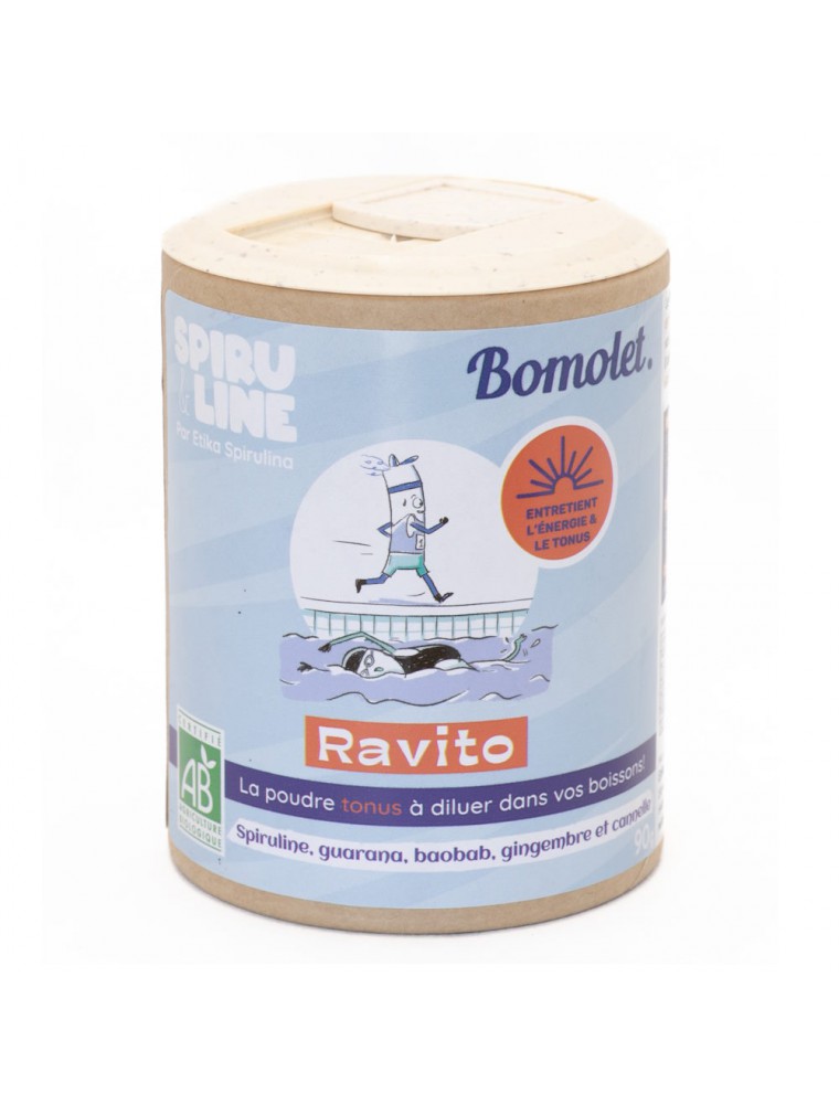 Image principale de la modale pour Ravito Bio - Immunité et Tonus 90 g - Etika Spirulina