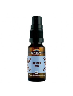 Image de Rester Zen Bio - Spray Complexe Bio aux Fleurs de Bach 20 ml - Biofloral depuis louis-herboristerie