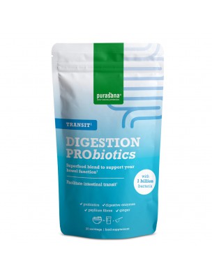 Image de Digestion Probiotics Transit - Flore Intestinale 140g - Purasana depuis Autres formes galéniques - Découvrez notre sélection de produits naturels (4)