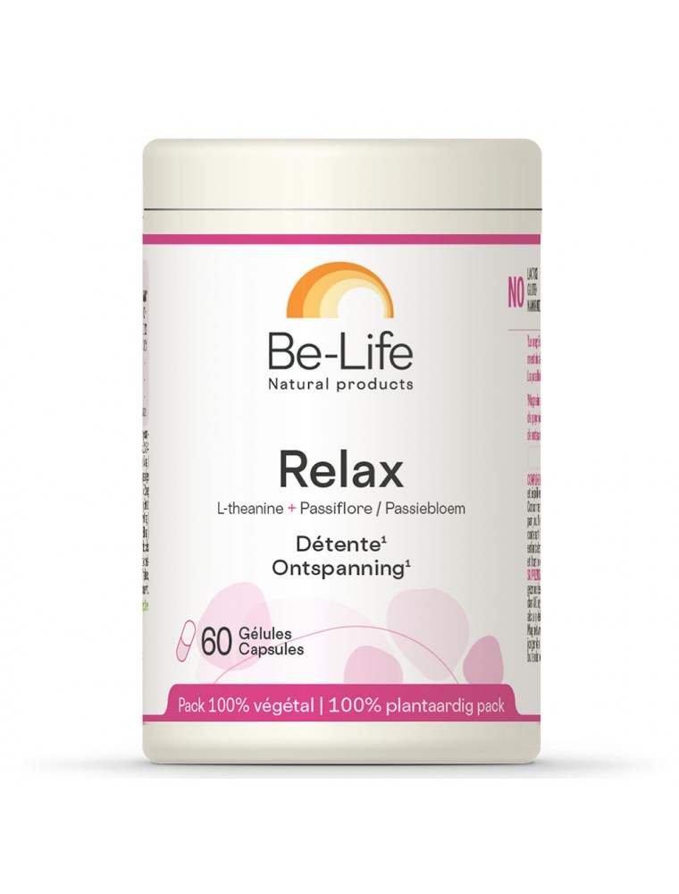 Image principale de la modale pour Relax Passiflore et Magnésium - Calme et Sommeil 60 gélules - Be-Life